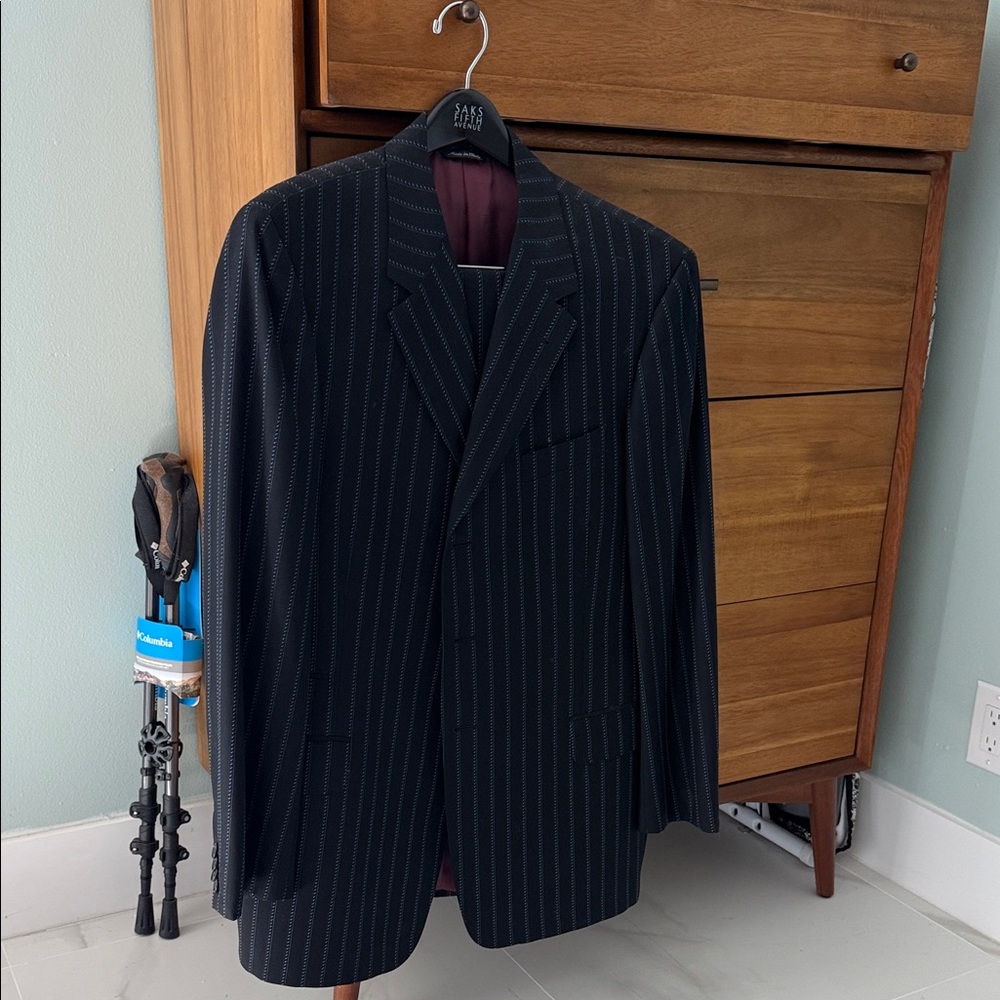 Paul Smith Navy Pinstripe Suit